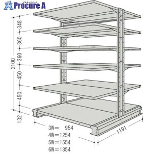 NF X`[yʃ{gXI L`bN1A Ԍ1854×s1191×2100mm Ki6i CR76L-W6B 1 135-2361 ysxρz