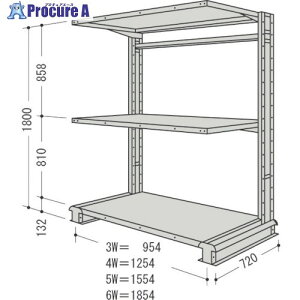 NF X`[yʃ{gXI L`bNP1A Ԍ1854×s720×1800mm 3i CR66L-S3 1 135-7037 ysxρz