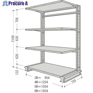 NF X`[yʃ{gXI L`bNP1A Ԍ1554×s720×2100mm Ki4 CR75L-S4 1 136-1780 ysxρz