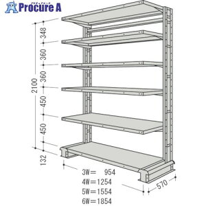 NF X`[yʃ{gXI L`bNP1A Ԍ1854×s570×2100mm Ki6 CR76S-S6B 1 136-1784 ysxρz
