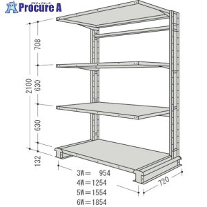 NF X`[yʃ{gXI L`bNP1A Ԍ1854×s720×2100mm Ki4i CR76L-S4B 1 136-3444 ysxρz