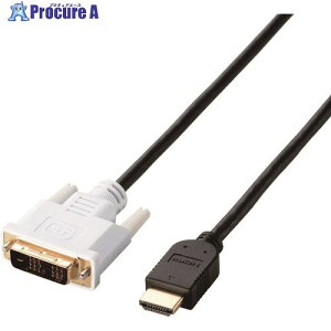 ELECOM HDMI-DVI�ϊ��P�[�u�� 1.5m �u���b�N DH-HTD15BK 1�{ ����147-7250