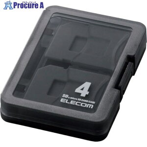 ELECOM SDJ[hP[X 4[ SD/microSD CMC-06NMC4 1 336-3893yϕsz