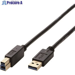 ELECOM USB3.0�P�[�u�� A-B�^�C�v 1.5m �u���b�N DH-AB3N15BK 1�{ ����337-7939