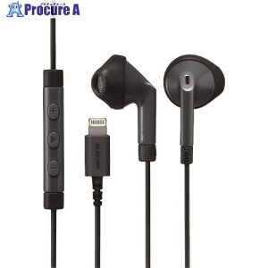 ELECOM XeIwbhz(}CNt) Z~I[v^ Lightning 13.6mmhCo ubN EHP-LF10IMABK 1 337-7977