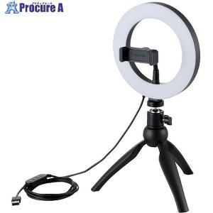 ELECOM LEDOCg 16cm ~jOrX^ht 3F[h 10iK USBd DE-L02BK 1 338-5123