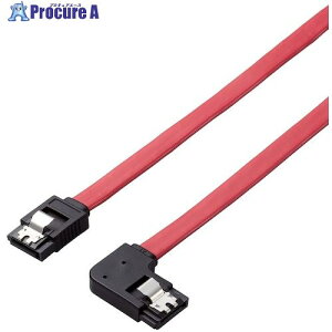 ELECOM SATA�P�[�u�� �d�l�Œ� �X�g���[�g-��L�^ 6G�Ή� 1m �u���b�N ST6-10LL/ID 1�{ ����441-3966