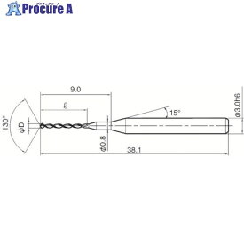 京セラ ファインマイクロドリル FDM-M FSAコーティング品 FSA FDM-015M(1) FSA 1個 ■▼547-5635 【送料都度見積】 ●MA515