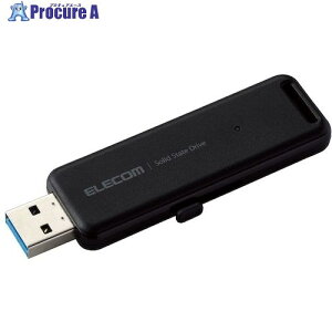 ELECOM OtSSD |[^u USB3.2(Gen2)Ή XCh 2TB ubN ESD-EMB2000GBK 1 612-3369