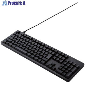 ELECOM ���J�j�J���L�[�{�[�h �L�� USB Type-C���E�� �t���T�C�Y �Ԏ� �u���b�N TK-MC50UKLBK 1�� ����612-3387