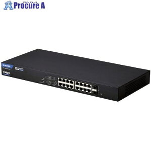 ELECOM @lXCb`Onu WEBX}[g Giga PoE 16|[g t@X 3Nۏ EHB-SG2C16-PL 1 612-3468