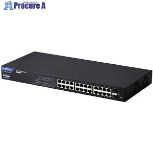 ELECOM @lXCb`Onu WEBX}[g Giga PoE 24|[g e 3Nۏ EHB-SG2C24F-HPL 1 612-3584