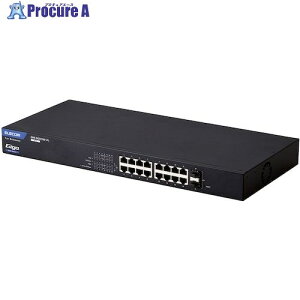 ELECOM @lXCb`Onu WEBX}[g Giga PoE 16|[g 3Nۏ EHB-SG2C16F-PL 1 612-3585