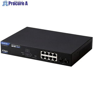 ELECOM @lXCb`Onu WEBX}[g Giga PoE 8|[g 3Nۏ EHB-SG2C08-PL 1 612-3589