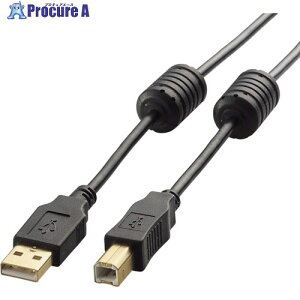 ELECOM USB VIDEO�P�[�u��(USB2.0 A-B) 2.0m DH-AB2F20BK 1�� ����859-7645�y������ϕs�z