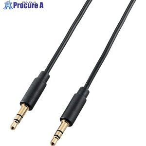 ELECOM AUDIO�P�[�u�� (3.5�ӃX�e���I�~�j) �u���b�N 2m DH-MMCN20 1�� ����859-7682�y������ϕs�z