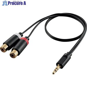 ELECOM AUDIOϊP[u(RCA-3.5) ubN 0.3m DH-MWRFN03 1 859-7691yϕsz