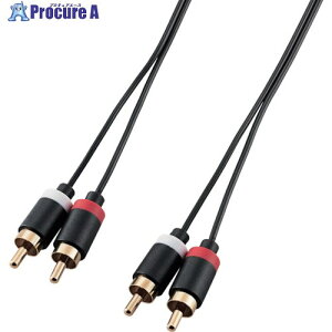 ELECOM AUDIO�P�[�u�� (RCA×2) �u���b�N 3.0m DH-WRN30 1�� ����859-7697