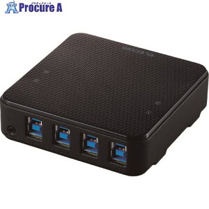 ELECOM USB3.0�Ή��ؑ֋@(PC4��) U3SW-T4 1�� ����204-3928