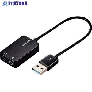 ELECOM USBI[fBIϊA_v^ 0.15m ubN USB-AADC02BK 1 338-5097yϕsz