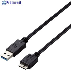 ELECOM USB3.0P[u A-microB^Cv dlŒ 2m ubN USB3-AMB20BK/ID 1{ 441-3924