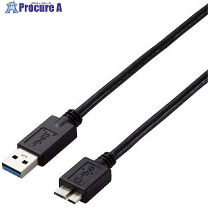 ELECOM USB3.0P[u A-microB^Cv dlŒ 0.5m ubN USB3-AMB05BK/ID 1{ 441-3942