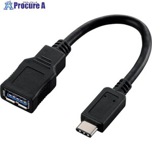 ELECOM USB3.1ϊP[u Type-C ubN USB3-AFCM01BK 1{ 829-2120yϕsz