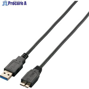 ELECOM ɍUSB3.0P[u A-microB^Cv 2.0m ubN USB3-AMBX20BK 1{ 829-2140