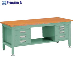TRUSCO ���׏d��Ƒ�(1200kg)HW�^ 1800X750XH740 3�i�E4�i���o�t �O���[���F �� HW-1800D3�ED4 GN(3.4�_���L���r�l�b�g) 1�� ����278-2758