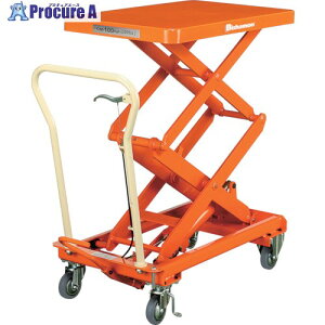 Bishamon �n���h���t�^�[ ���t�^�[BX(�蓮��)(�����y�_����) �ϓ��׏d500kg �e�[�u�����@650×460mm BX50SW 1�� ����133-6255 �y�����s�x���ρz���ԏ�n��