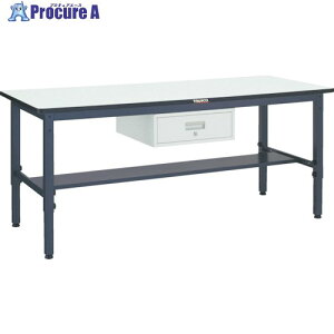 TRUSCO �y�׏d��Ƒ䍂�����ߎ�(250kg)AWM�^ 900X600XH700�`910 1�i���o�t �_�[�N�O���[�F AWMS-0960F1 1�� ����301-5793
