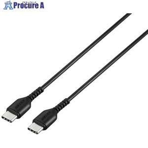 BUFFALO Type-C�P�[�u�� C-C 2.0m �u���b�N BSMPCCC120BK 1�� ����683-0319 �y�����s�x���ρz