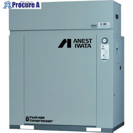 アネスト岩田 レシプロコンプレッサー(給油式) パッケージコンプレッサ D付 7.5KW 50Hz 吐出圧力0.7～0.85MPa CLP75EF-8.5DM5 1台 ■▼769-5209【代引決済不可】