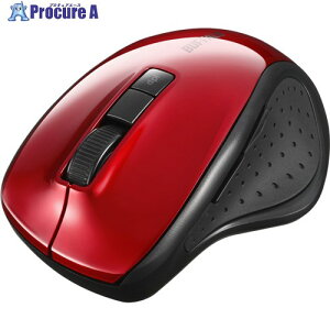 BUFFALO 5�{�^�� Bluetooth5.0 BlueLED �}�E�X ���b�h BSMBB300RD 1�� ����682-8065 �y�����s�x���ρz