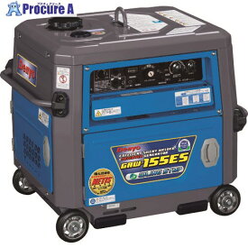 デンヨー/Denyo 小型エンジン溶接機超低騒音型 GAW-155ES 1台 【法人送り限定商品】定格出力3.58kW 定格電流140A 定格電圧25.6V 電流調整範囲30～155A 定格使用率50% 適用溶接棒Φ2.0～3.2mm 50/60Hz 100V 687×494×630mm 自動アイドリングストップ機能標準装備 ●YA509