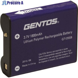 GENTOS ヘッドライト専用充電池05SB GT-05SB 1個 ▼224-9296【代引決済不可】