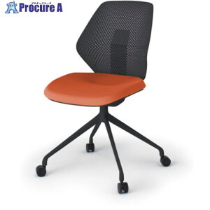 ITOKI �L���A�`�F�A 4�{�r �������b�V���o�b�N �I�� �E���^���o�փL���X�^�[�t �r�u���b�N �{�̃u���b�N �z�n�A���o�[�I�����W KG-980PVM1TTD3 1�r ����687-7418 �y�����s�x���ρz