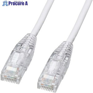 SANWA �J�e�S��6LAN�P�[�u��(�X�����A���炩�A�c���܂�h�~�R�l�N�^) KB-SL6YS-02W 1�{ ����689-6274 ���l��l����s��