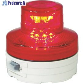 日動 電池式LED回転灯ニコUFO 常時点灯タイプ 赤 NU-AR 1個 ▼356-1313【代引決済不可】