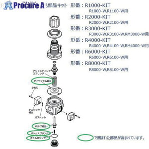 CKD R4000�ARM4000�V���[�Y�p ���Օ��i�L�b�g R4000-KIT 1�� ����688-5015�y������ϕs�z�y�����s�x���ρz
