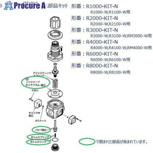 CKD R4000�ARM4000�V���[�Y�p ���Օ��i�L�b�g R4000-KIT-N 1�� ����688-5045�y������ϕs�z�y�����s�x���ρz