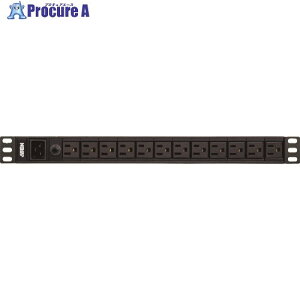 ATEN �d���^�b�v 12�|�[�g �x�[�V�b�NPDU 20A(�ő�) NEMA5-20R×12�� �ȃX�y�[�X�^�C�v PE0212A 1�� ����201-5279�y������ϕs�z�y�����s�x���ρz