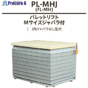 ダンディ 電動式昇降テーブルリフト パレットリフト Mサイズ ジャバラ付 W1100×D1150 PL-MJ 1台 ■▼208-2613 【送料都度見積】※車上渡し