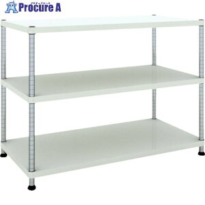 TRUSCO �X�`�[�����b�N �t�F�j�b�N�X���b�N 1200X600 3�i W�F �R�ە��̓h�� PER-3463-W 1�� ����484-4718