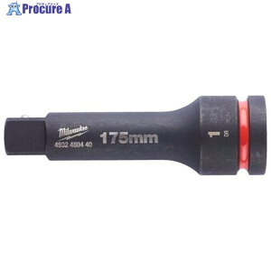 milwaukee SHOCKWAVE IMPACT DUTY 1�C���` (25.4mm)�p 175mm �G�N�X�e���V�����o�[ 4932480440 1�� ����655-1007 �y�����s�x���ρz