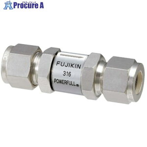 Fujikin SUS�|�����C���`���b�L�o���u 22MPa PUCL-922 PUCL-922-9.52-0.07-V 1�� ����705-3893 �y�����s�x���ρz