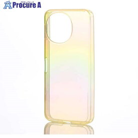 ELECOM AQUOS sense9(SH-53E)用ソフトケース meliano クリアオーロラ イエロー PM-S244UCAYL 1個 ■▼697-7521
