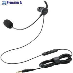 ELECOM �}�C�N�A�[���t�C���i�[�C���[�^�w�b�h�Z�b�g �Ў� 4�� �ϊ��P�[�u���t �u���b�N HS-EP21MTBK 1�� ����711-6076