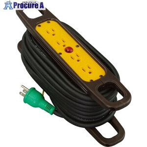 NICHIDO �n���h���[�� 100V 3�c×10m �� �A�[�X�t HR-E104-B 1�� ��125-6866