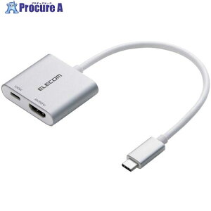 ELECOM Type-CfϊA_v^ TypeC-HDMId|[g 100Wd Vo[ MPA-CHDMI100SV 1 709-7637